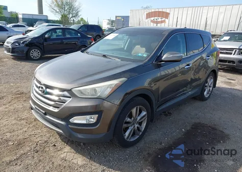 2013 Hyundai Santa Fe Sport 2.0T from USA, damaged, VIN 5XYZW3LA3DG068434